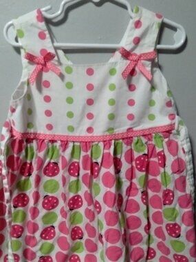 𝅺rare too girls polka dot sleeveless dress size 4T